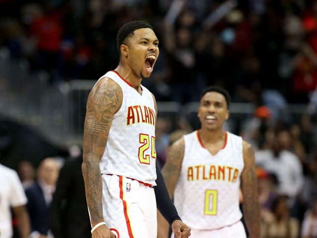 Hawks' Bazemore leaves game vs. Jazz with right ankle sprain
