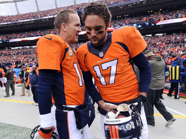 Peyton Manning won't play Sunday vs. Bears; Brock Osweiler to start
