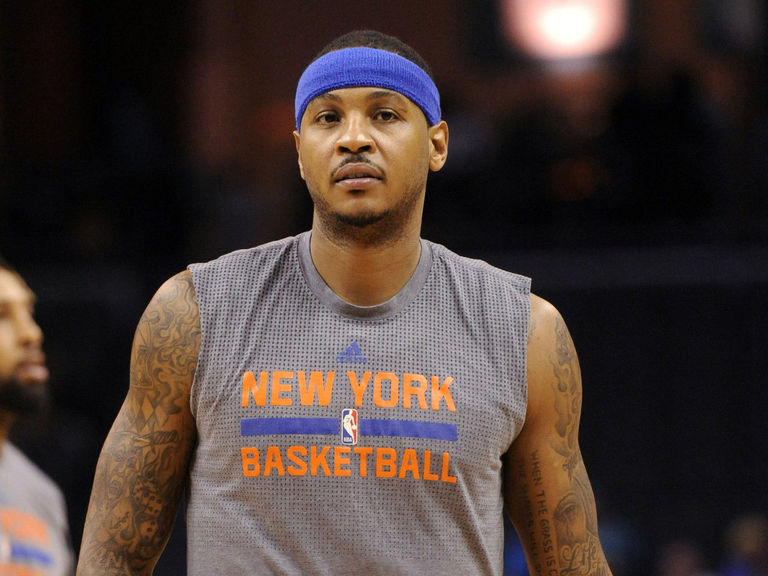 VIDEO: Carmelo Anthony speaks with inmates at Rikers Island jail ...