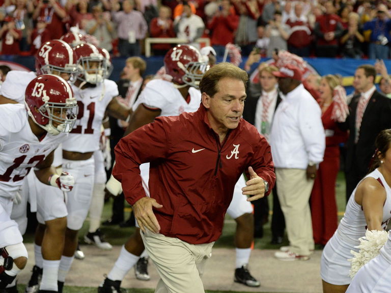 VIDEO: Nick Saban drops priceless quote in podium rant | theScore.com