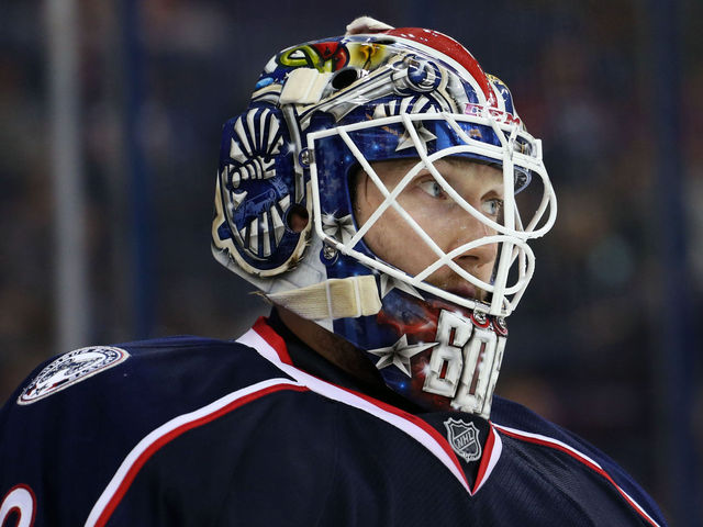 Blue Jackets' Bobrovsky set to make 1st start of 2016