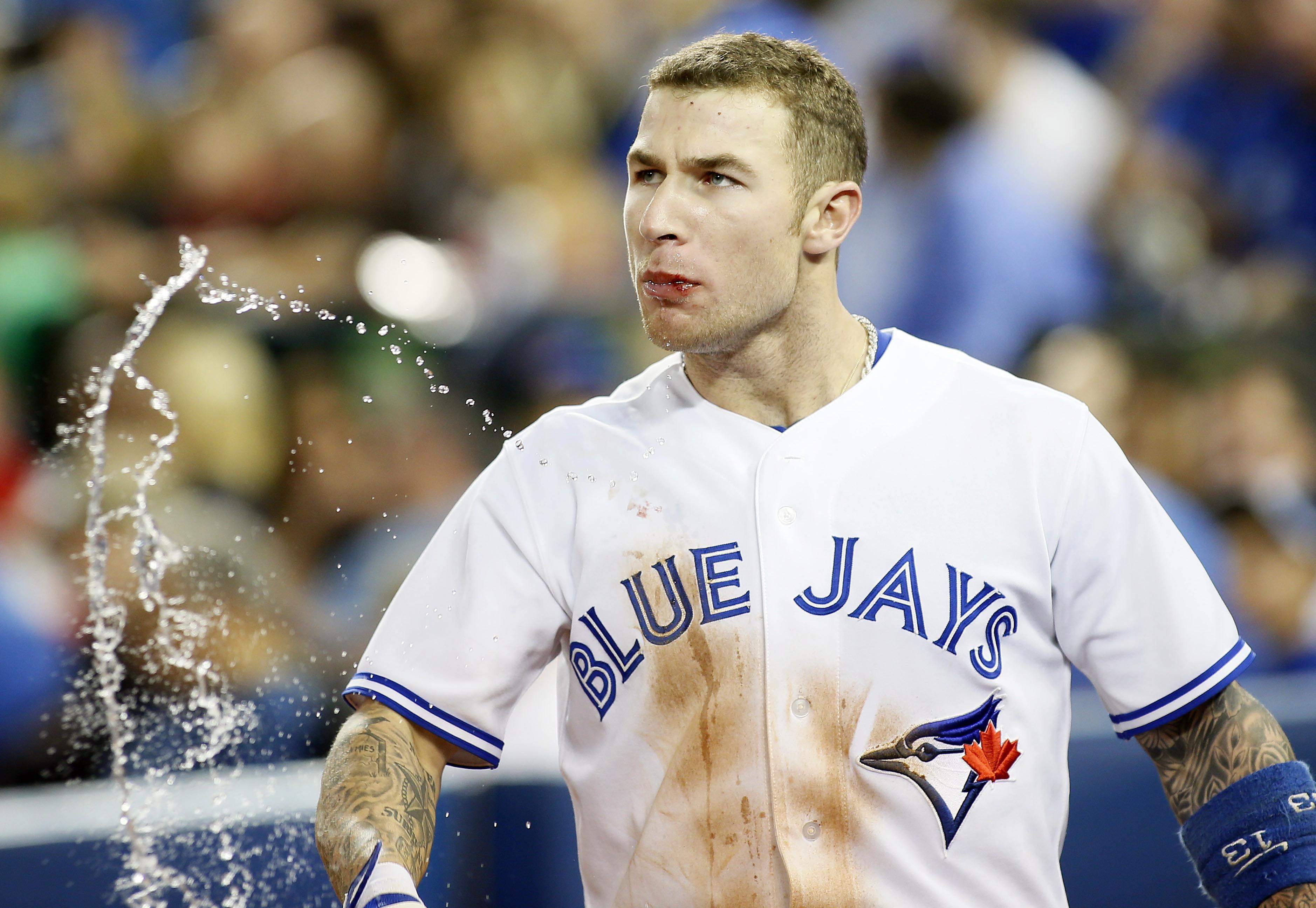 Watch Brett Lawrie of the Blue Jays dunk a basketball