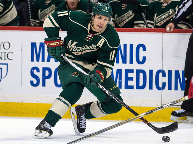 Wild's Parise day to day, Game 1 status unknown