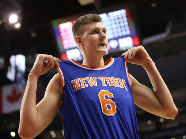 Porzingis' zing on crying Knicks kid: 'He already has my jersey'