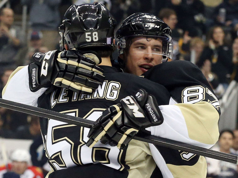 Crosby puts every ounce into 1st career goal vs. Blues