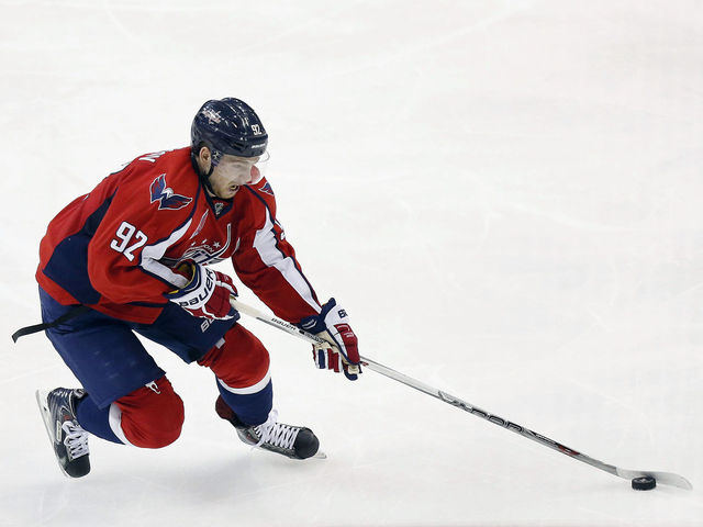 VIDEO: Canucks' Miller bites on Kuznetsov dangle, allows goal