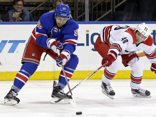 Rangers recall Glass; Etem out vs. Islanders