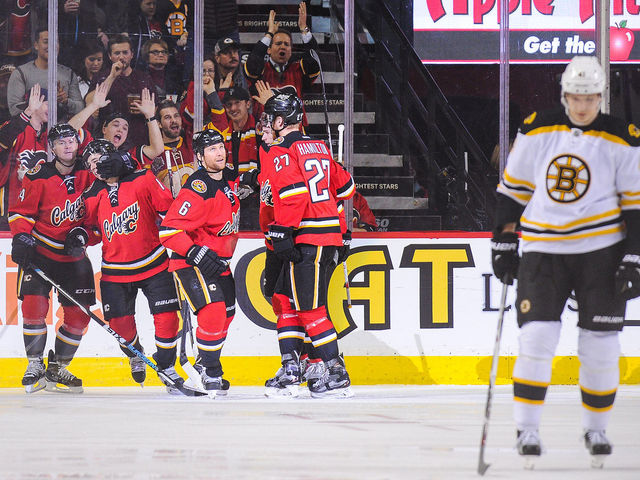 VIDEO: Hudler scores late, Gaudreau caps comeback with OT hat-trick goal