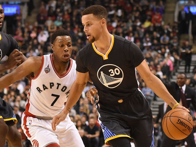 VIDEO: Stephen Curry puts on shooting clinic in win over Raptors