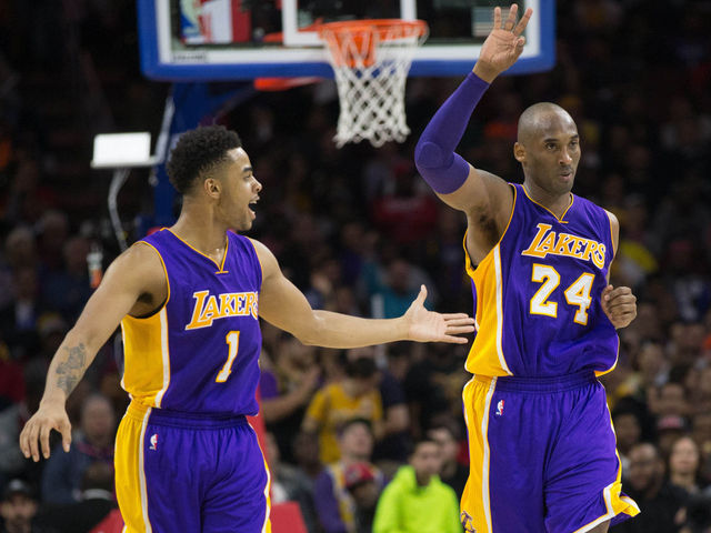 Lakers' Russell: 'There's more ball movement' without Kobe