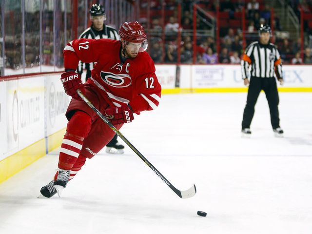 Eric Staal has not been asked to waive no-trade clause
