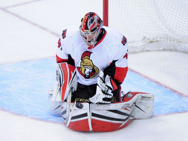 Senators' Anderson back in net after 4-game absence
