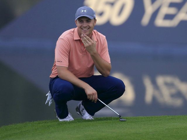 VIDEO: Jordan Spieth channels Happy Gilmore at Pro-Am