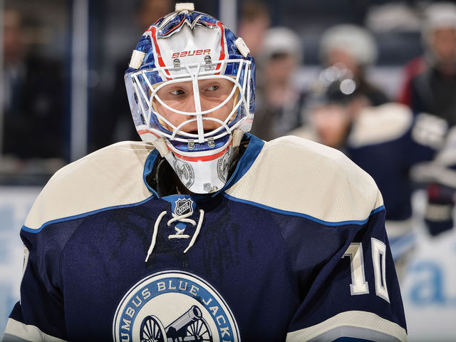 VIDEO: Sabres' Legwand bounces 150-foot shot past Korpisalo