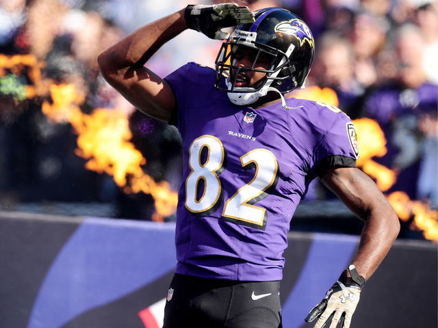 VIDEO: Ravens' Torrey Smith makes juggling one-handed TD catch