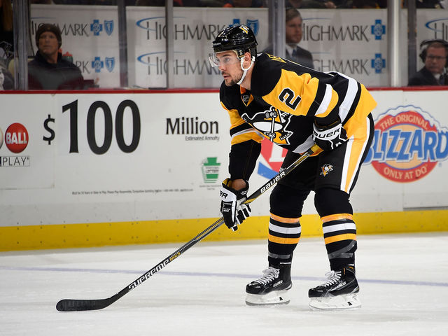 Penguins' Clendening in, Scuderi out vs. Capitals