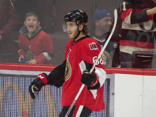 Hoffman ejected after cross-check to Couture's head