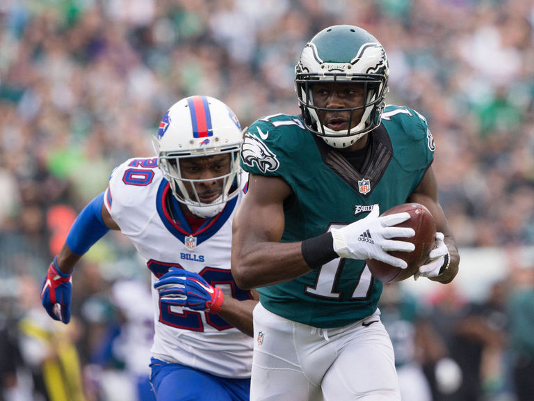 Report Eagles' Agholor to be a healthy scratch vs. Packers
