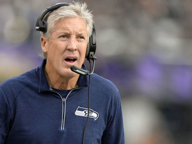 Look: Pete Carroll's exclusive Nike Air Monarchs listed on eBay for $3,500