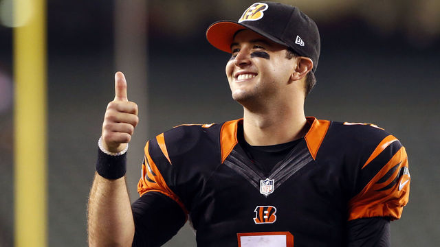 Where does AJ McCarron rank among this year's free-agent QBs?