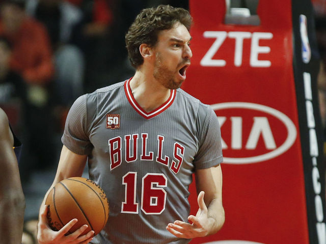 Bulls' Gasol to miss game vs. Knicks following 4OT on Friday