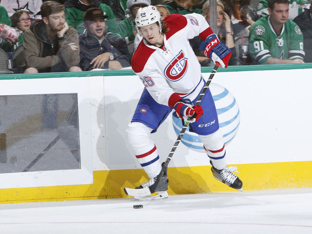 Canadiens' Petry injured on big hit by Stars' Jamie Benn