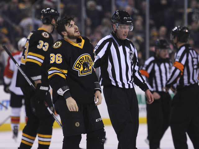 Bruins' Rinaldo suspended 5 games for headshot on Lightning's Paquette