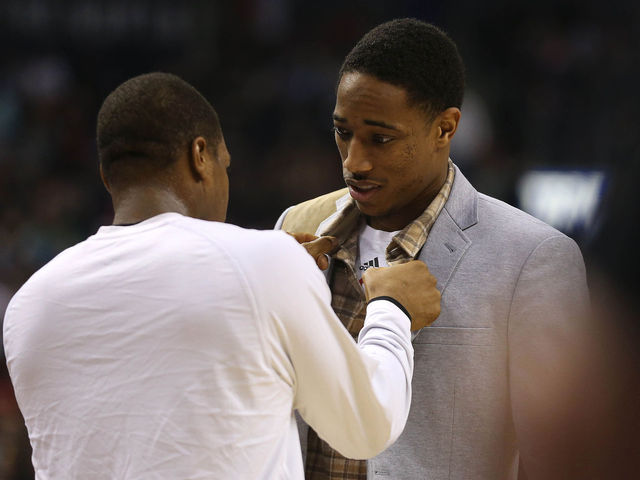 Lowry, DeRozan clown each other about shot selection