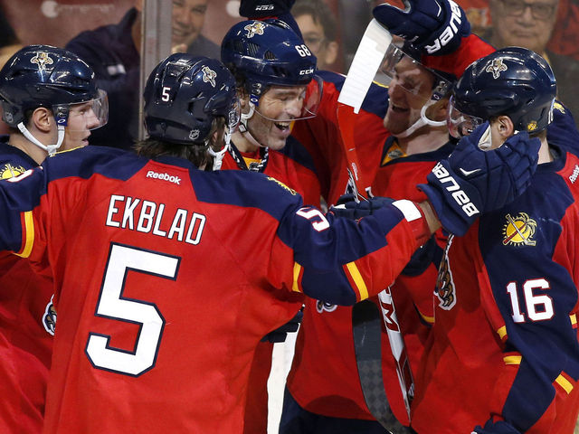 Scrivens solid but Barkov, Panthers wrest division lead back from Canadiens