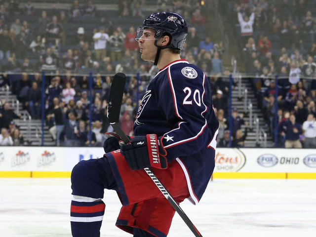 Blue Jackets' Saad matches career high in goals vs. Devils