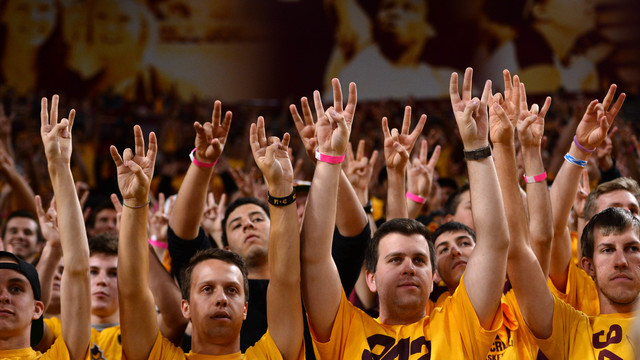 VIDEO: Arizona State's 'Curtain of Distraction' at its weirdest vs. Arizona