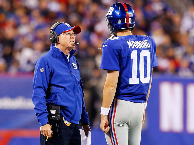 Emotional Eli Manning on Tom Coughlin: 'We failed him'