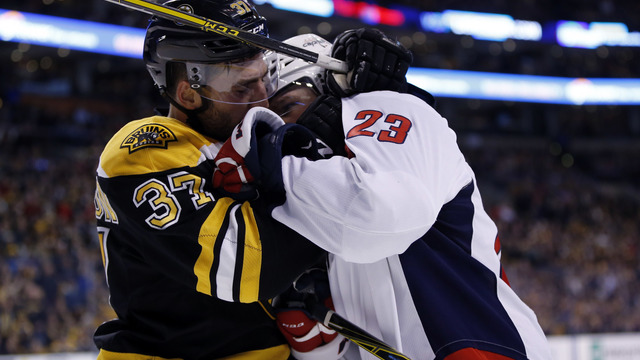 Capitals' Sill suspended 2 games for boarding Bruins' McQuaid
