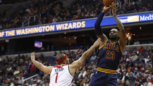 James, Irving lead Cavaliers to 5th straight victory over Wizards