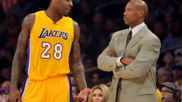 PHOTO: Tarik Black's locker for Kings-Lakers is pathetic