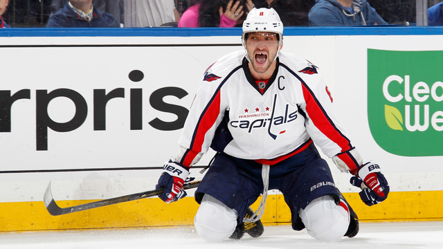 Ovechkin's 2nd-period hat trick helps Capitals down Wild