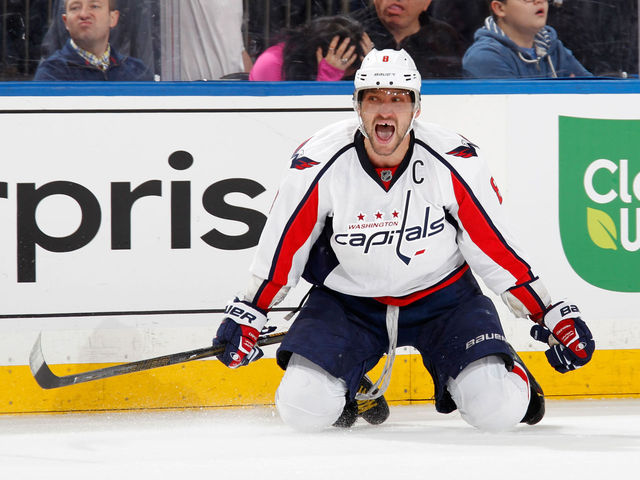 Ovechkin's 2nd-period hat trick helps Capitals down Wild