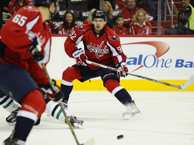 Rising Evgeny Kuznetsov establishes career high in points