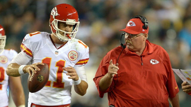 Chiefs' Reid calls '1st dibs' on Alex Smith if he becomes coach