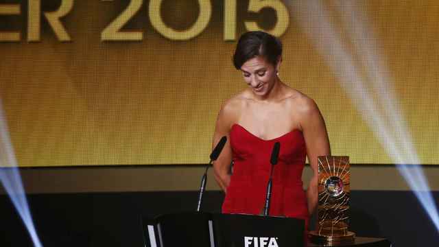 Carli Lloyd wins FIFA Women's World Player of the Year award