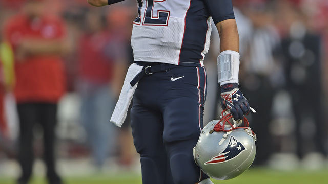 Brady claims drinking lots of water prevents sunburns