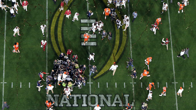 Report: CFP championship game TV ratings down 15 percent
