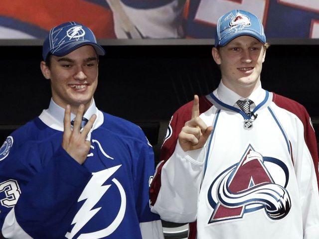Avalanche's MacKinnon scoffs at reported trade offers for Lightning's Drouin