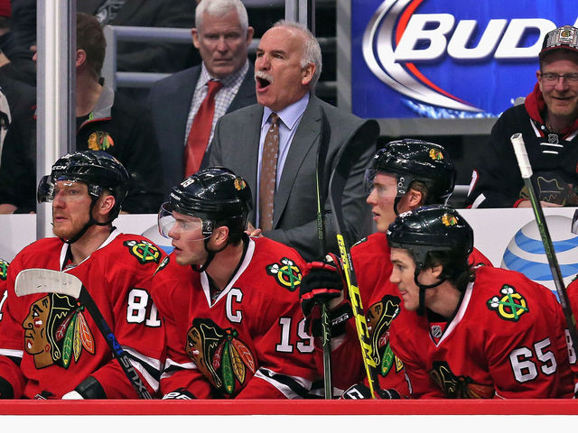 Blackhawks' Quenneville matches Al Arbour on all-time wins list