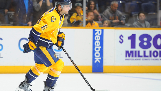 Predators place Cody Hodgson on waivers