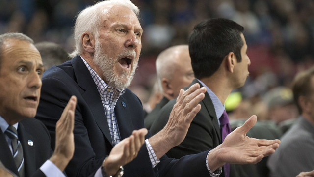 Popovich moves into 7th place all time with 1,099 coaching wins