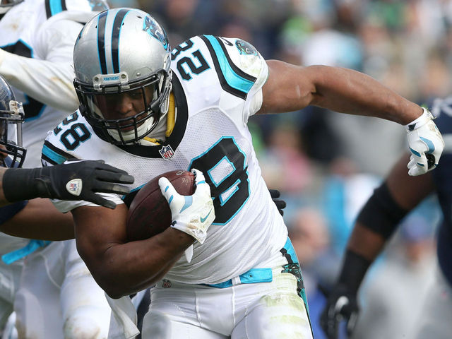 Watch: Panthers' Stewart flips into end zone for acrobatic TD