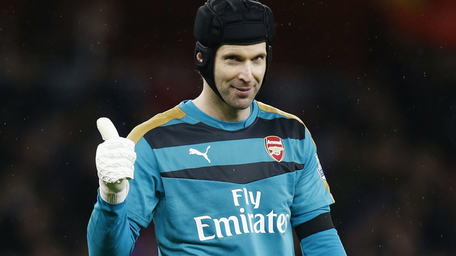 Watch: Arsenal's Cech unveils headgear-inspired winter wear