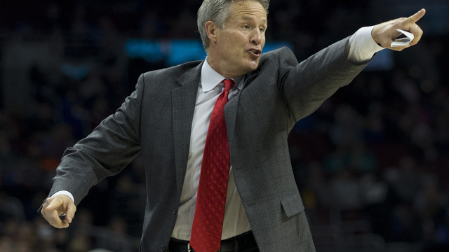Derek Fisher calls 76ers' Brett Brown the Coach of the Year
