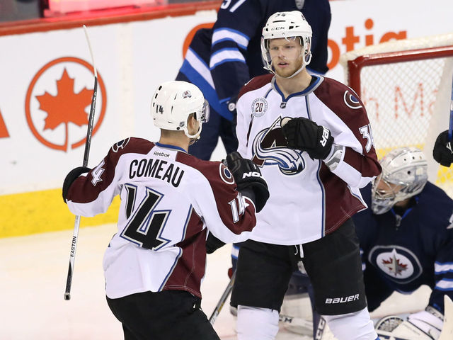 Soderberg's goal, assist lift Avalanche over Jets